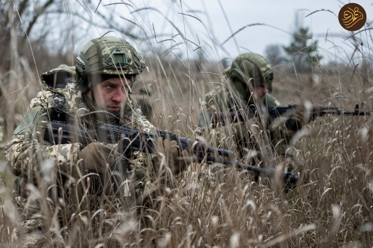 آماده‌سازی سربازان اوکراینی برای نبرد