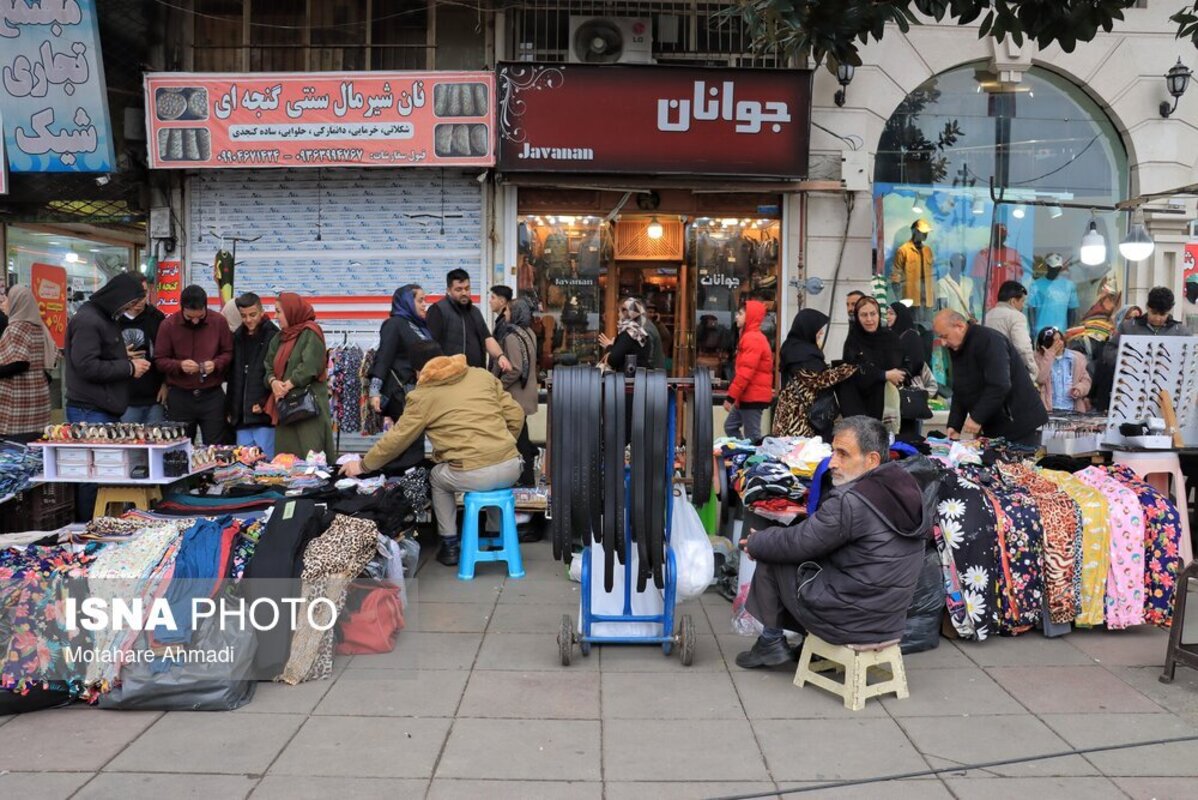 بازار رشت در عید نوروز