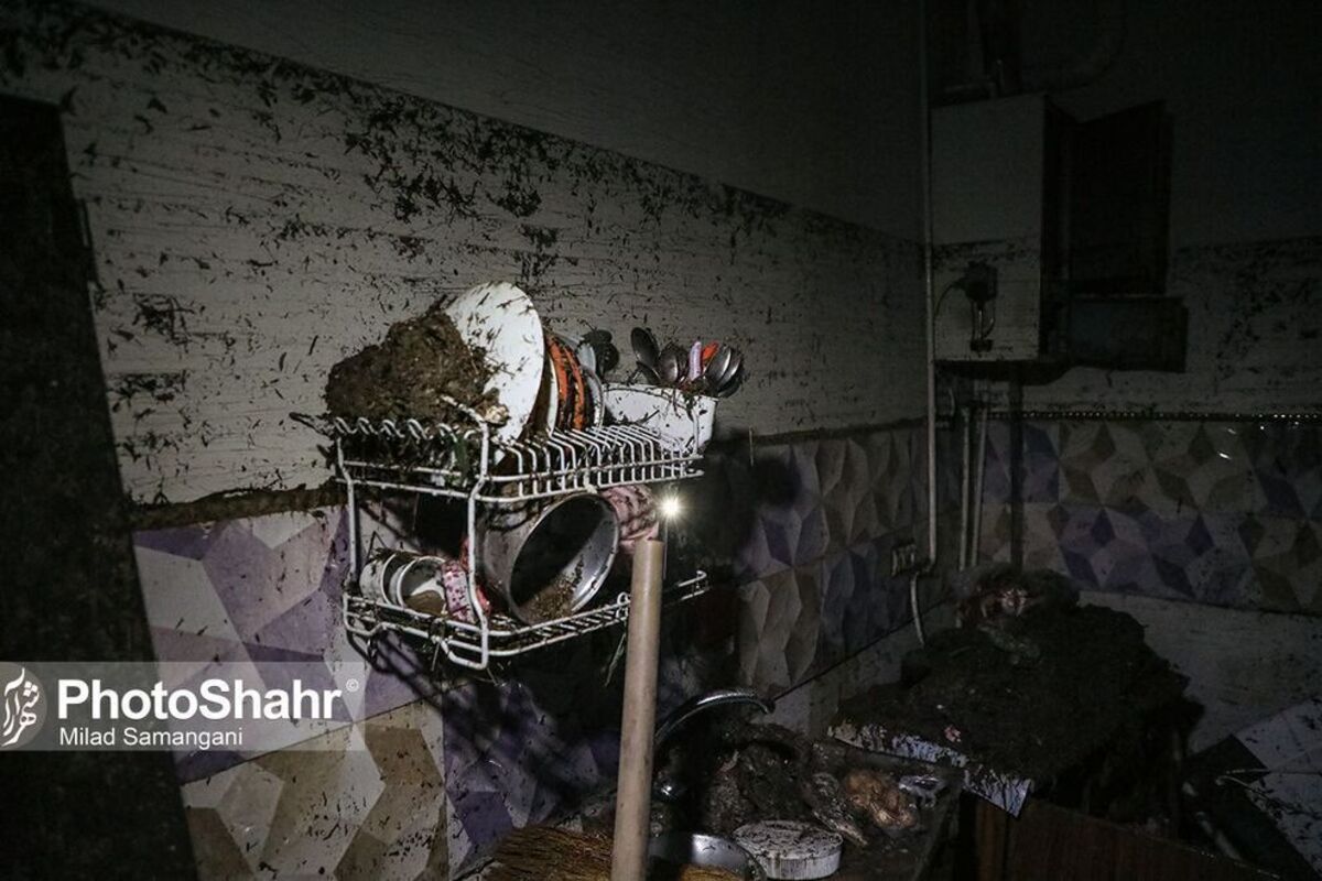 خانه‌های سیل‌زده محله سیدی مشهد