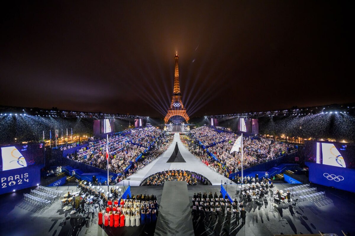 تصاویر منتخب از افتتاحیه المپیک ۲۰۲۴ پاریس