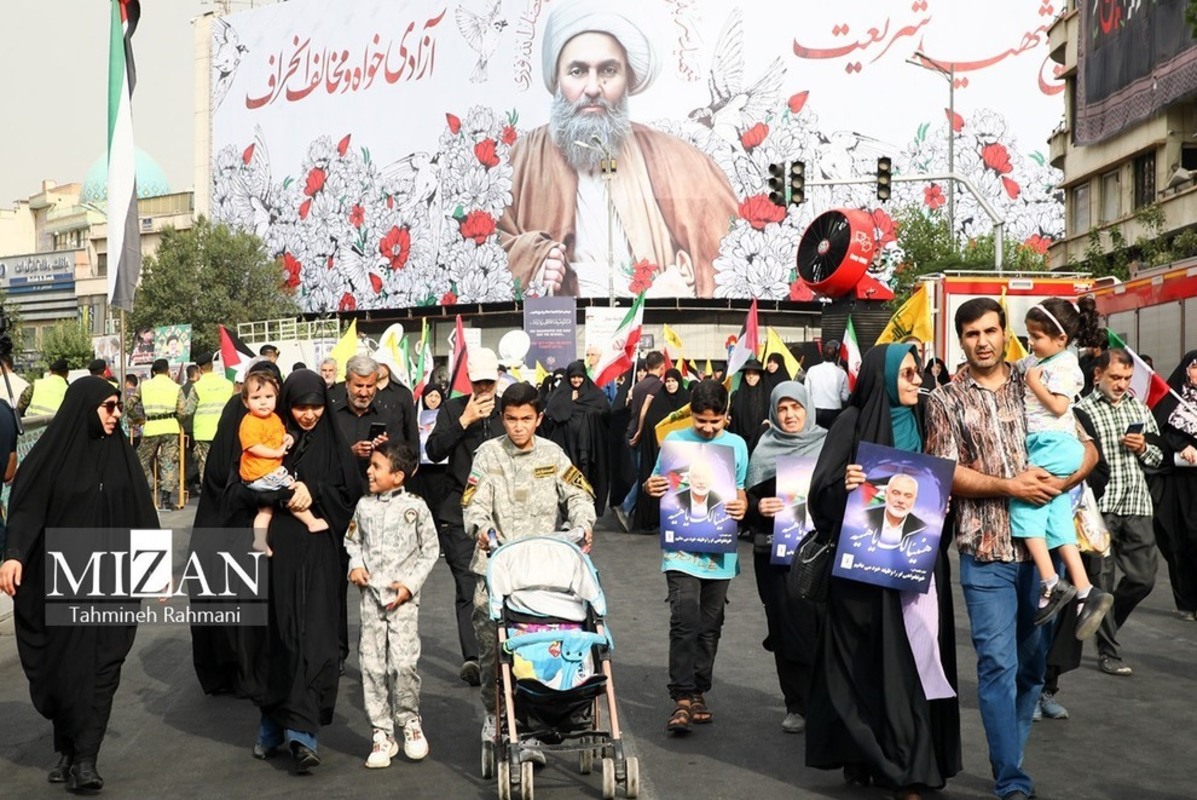 مراسم تشییع پیکر شهید «اسماعیل هنیه» در تهران