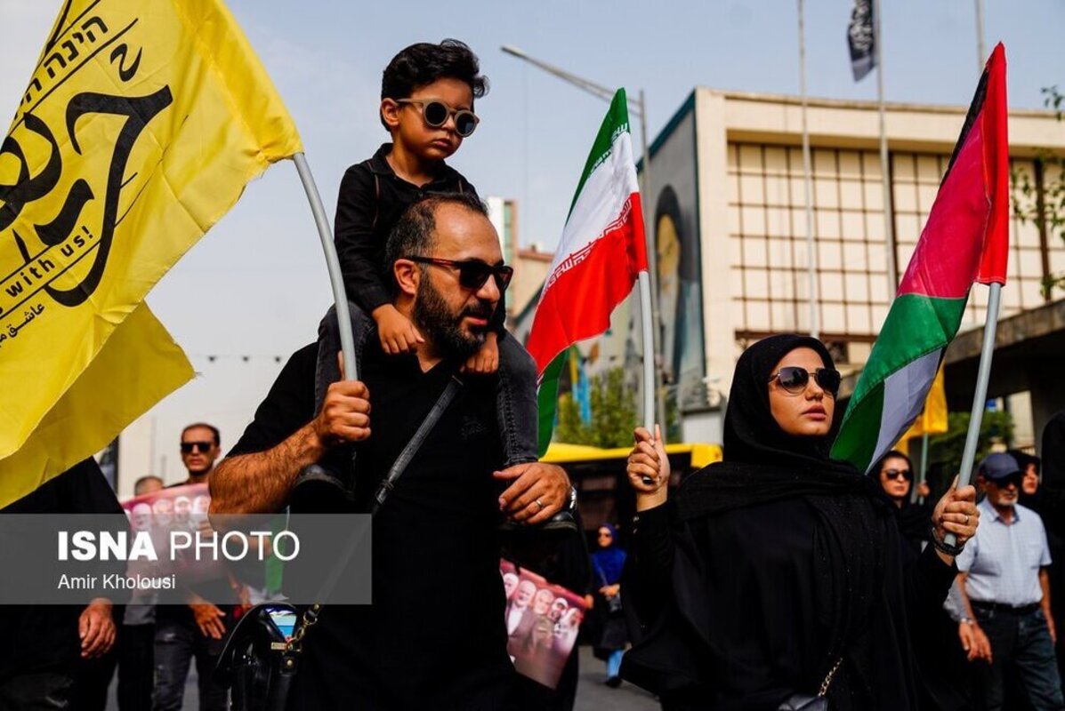 مراسم تشییع پیکر شهید «اسماعیل هنیه» در تهران