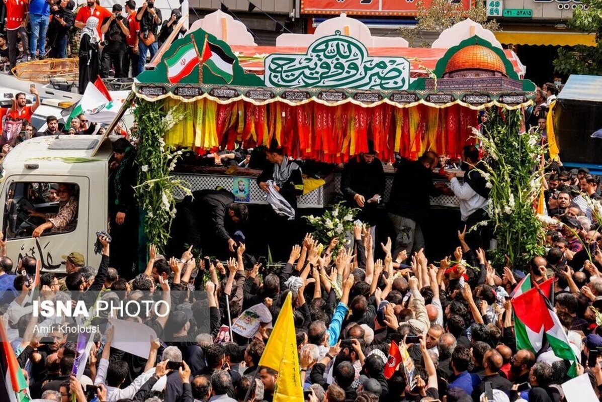 مراسم تشییع پیکر شهید «اسماعیل هنیه» در تهران