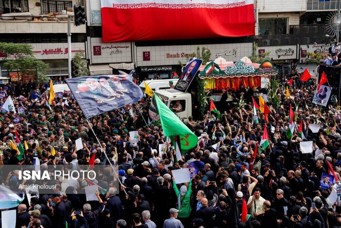 مراسم تشییع پیکر شهید «اسماعیل هنیه» در تهران