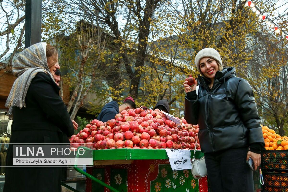 حال و هوای دیدنی بازار تهران در آستانه شب یلدا