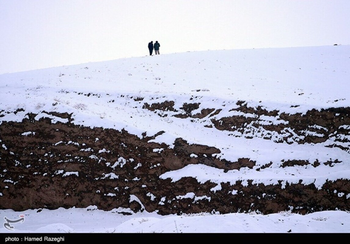 نمایی از تفریحات زمستانی در ابهر