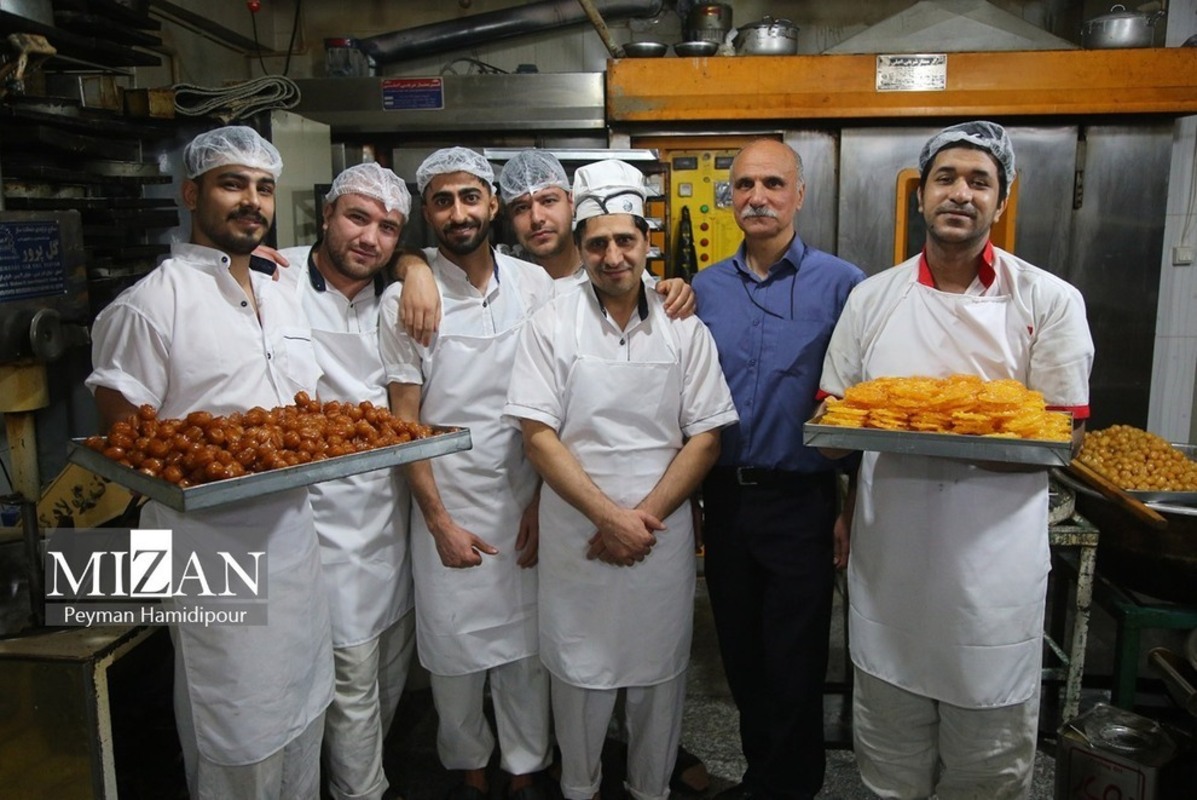 پخت زولبیا و بامیه