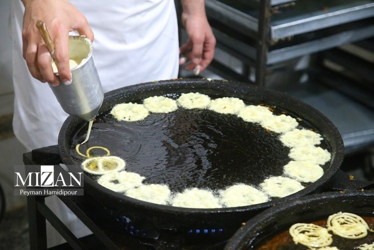 پخت زولبیا و بامیه