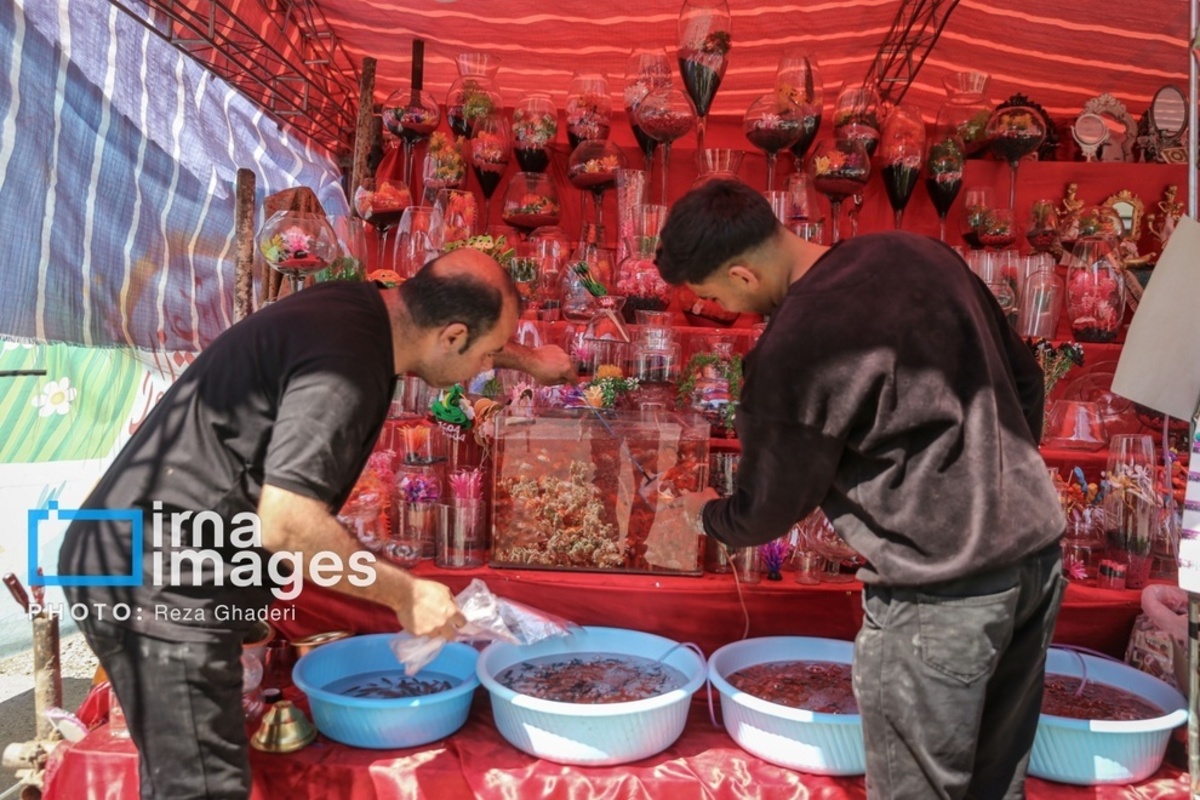 بازار گل و گیاه در شیراز