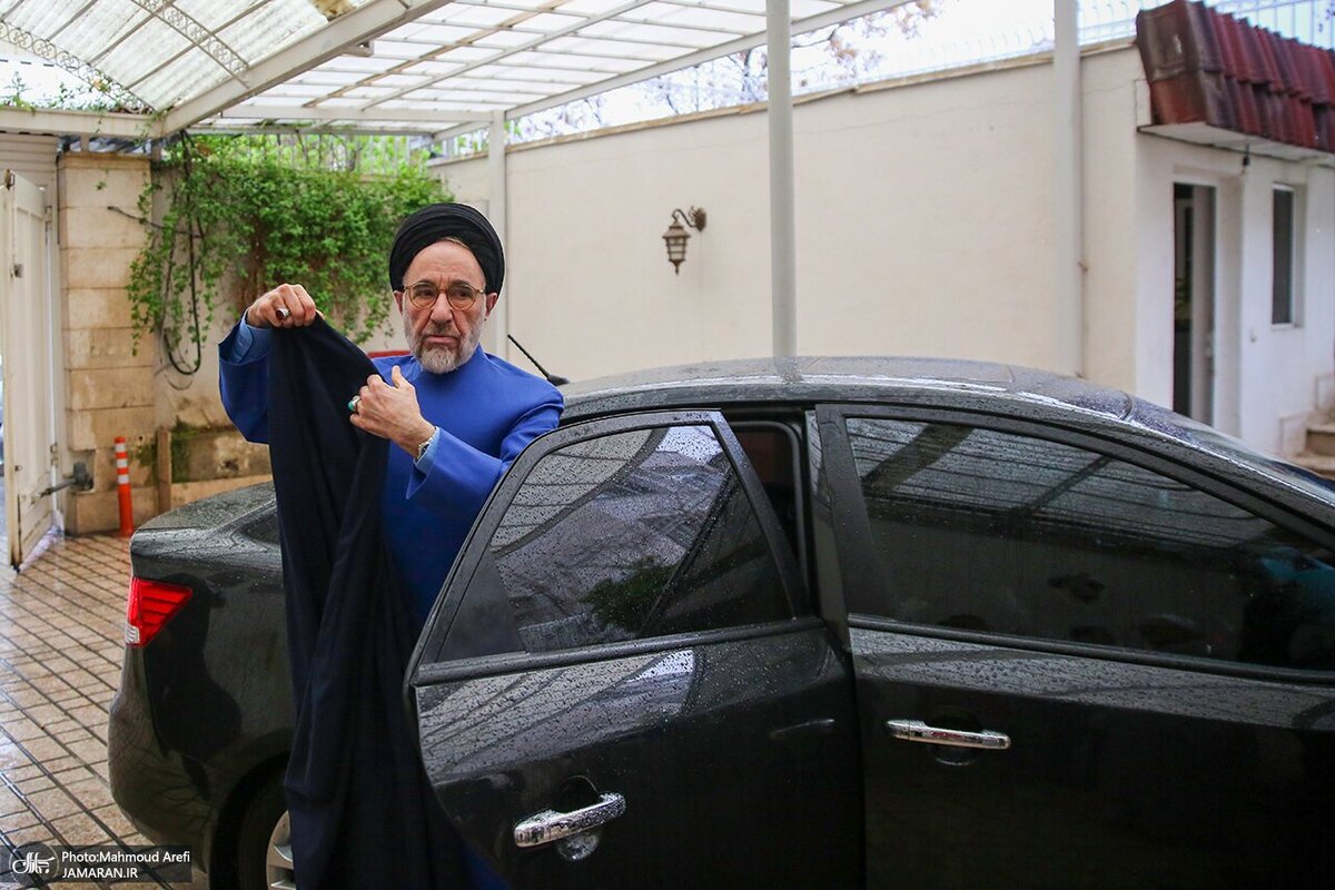 تصاویری از روز شلوغ سیدمحمد خاتمی