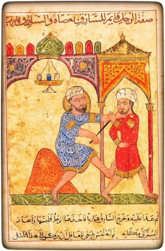  نسخه خطی مصور کلیله و دمنه 