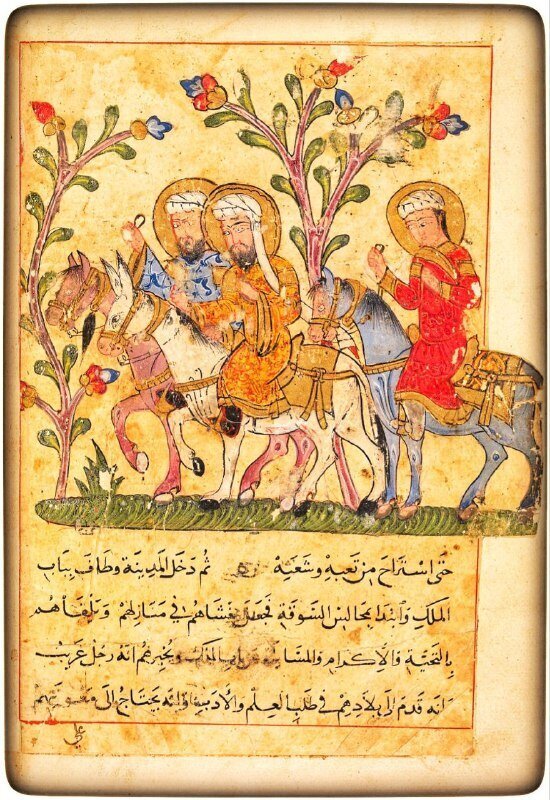  نسخه خطی مصور کلیله و دمنه 