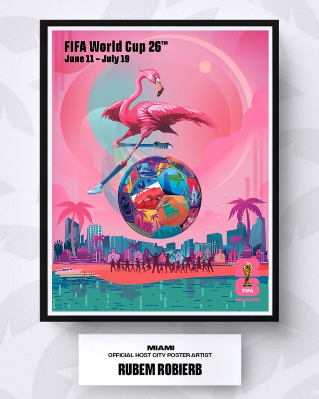 عکس/ پوستر‌های رسمی جام جهانی ۲۰۲۶ در ۱۶ شهر