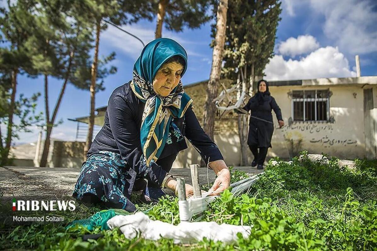 هنر گلیج بافی در مازندران