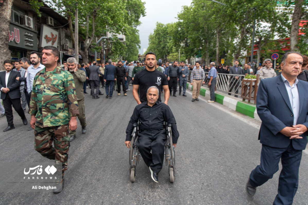 تشییع محیط‌بانِ شهیدِ پارک ملی گلستان