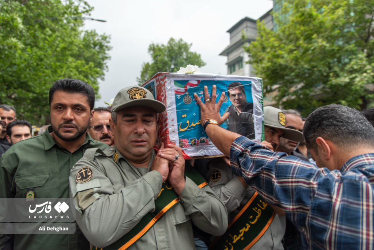 تشییع محیط‌بانِ شهیدِ پارک ملی گلستان