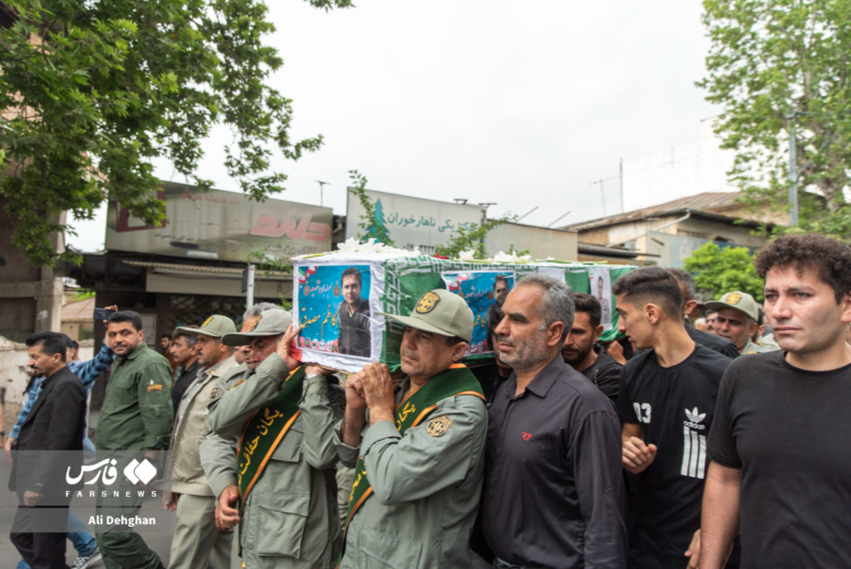 تشییع محیط‌بانِ شهیدِ پارک ملی گلستان