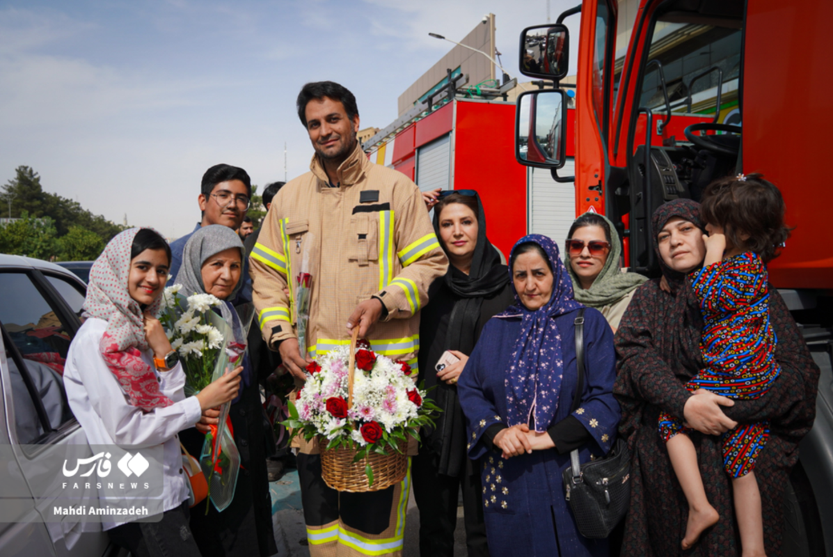 بازگشت قهرمانان از دل آتش