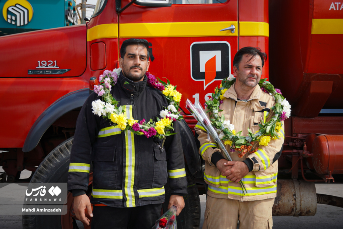 بازگشت قهرمانان از دل آتش