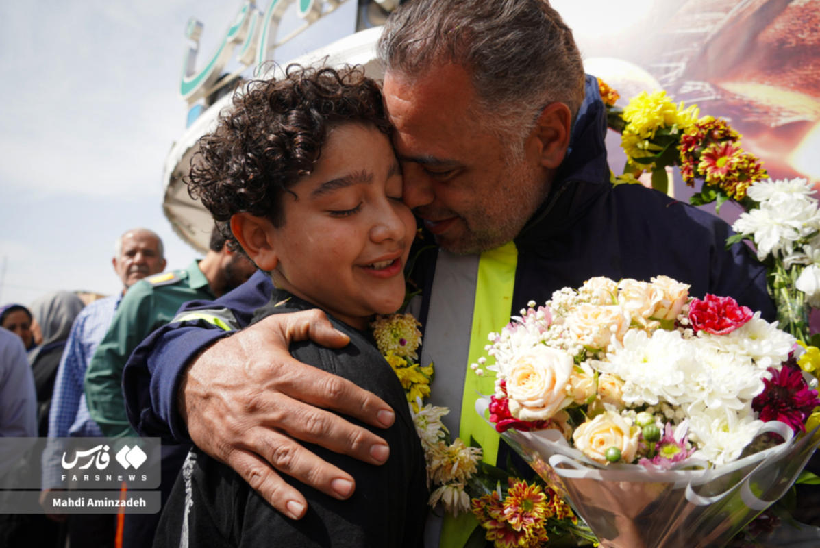 بازگشت قهرمانان از دل آتش