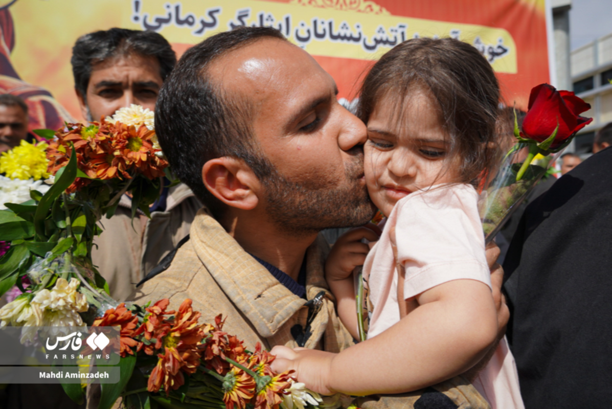 بازگشت قهرمانان از دل آتش