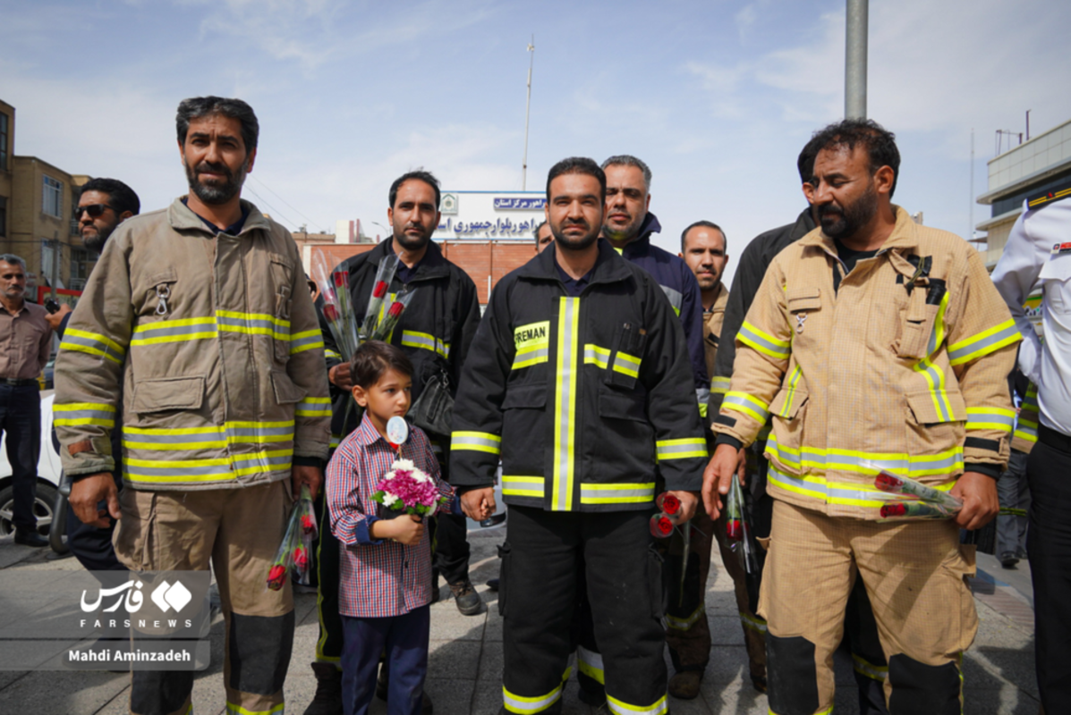 بازگشت قهرمانان از دل آتش