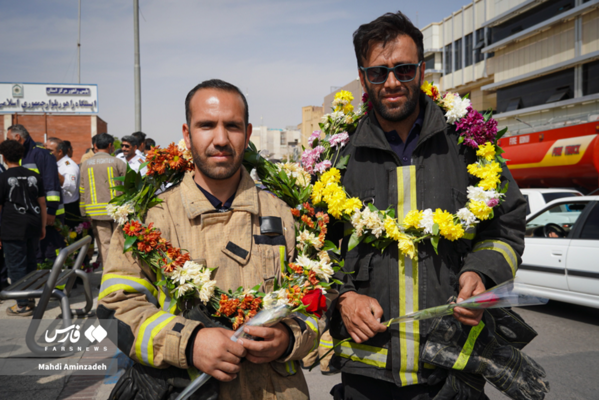 بازگشت قهرمانان از دل آتش