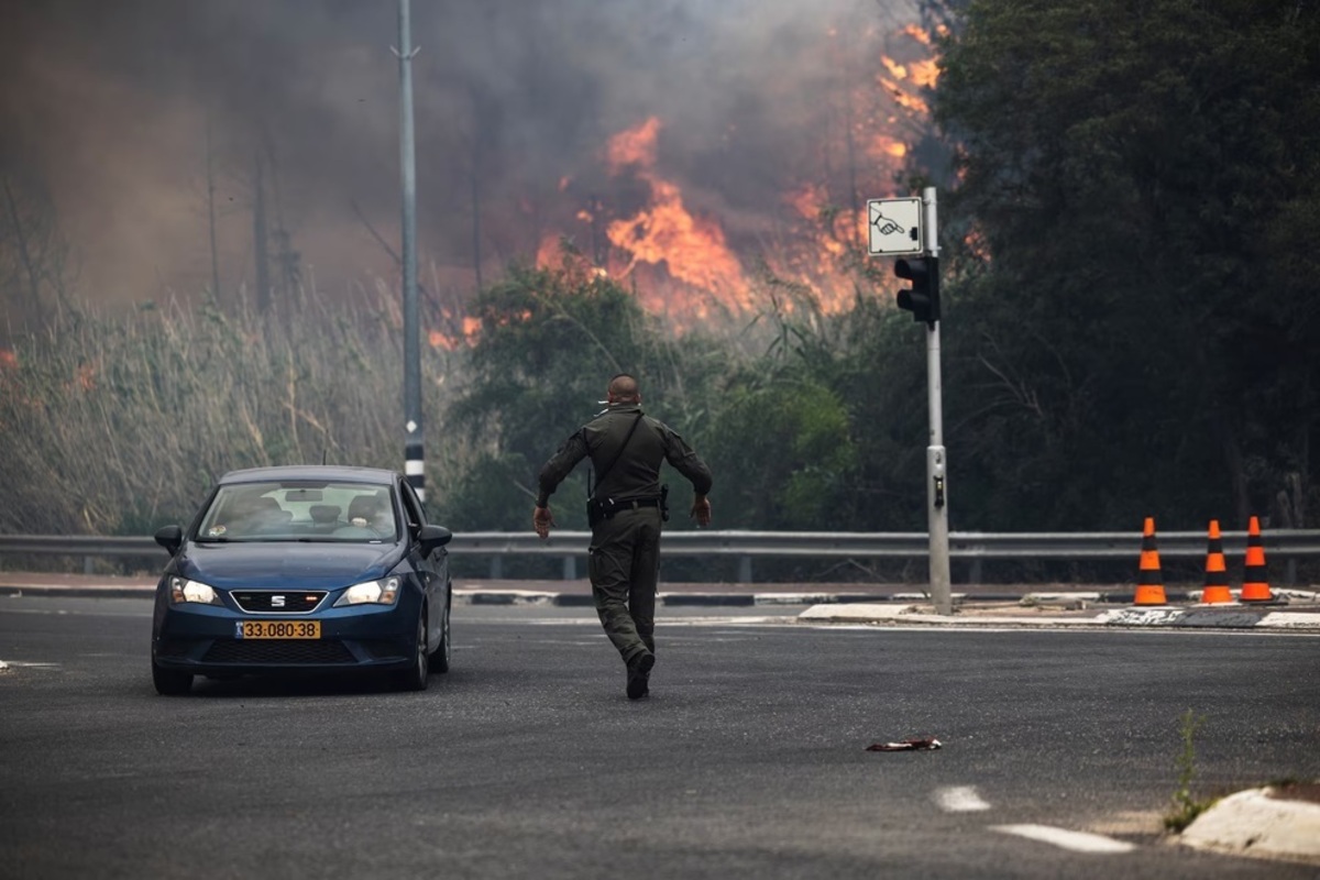 آتش‌سوزی‌های گسترده در اورشلیم