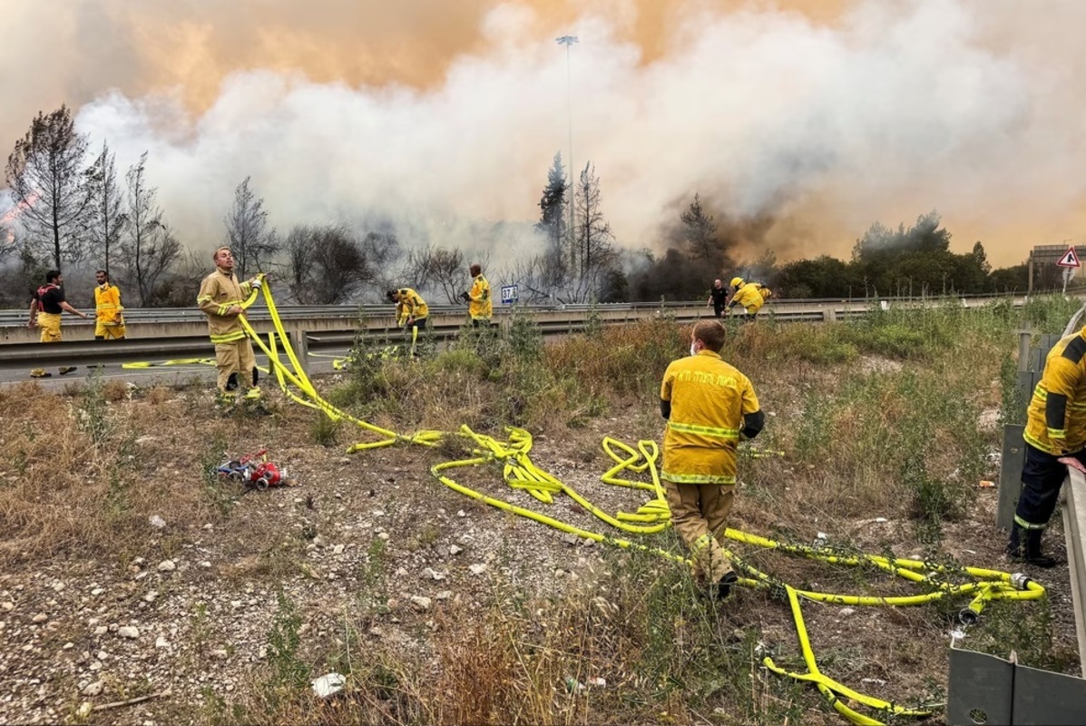 آتش‌سوزی‌های گسترده در اورشلیم