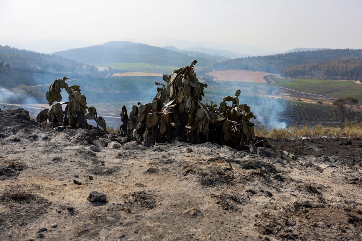 آتش‌سوزی‌های گسترده در اورشلیم