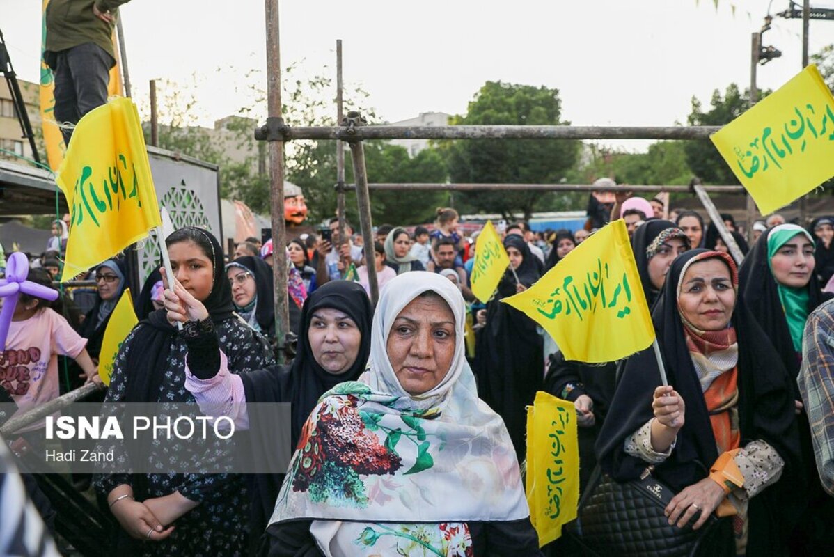 اجتماع ۵ کیلومتری امام رضایی‌ها در تهران