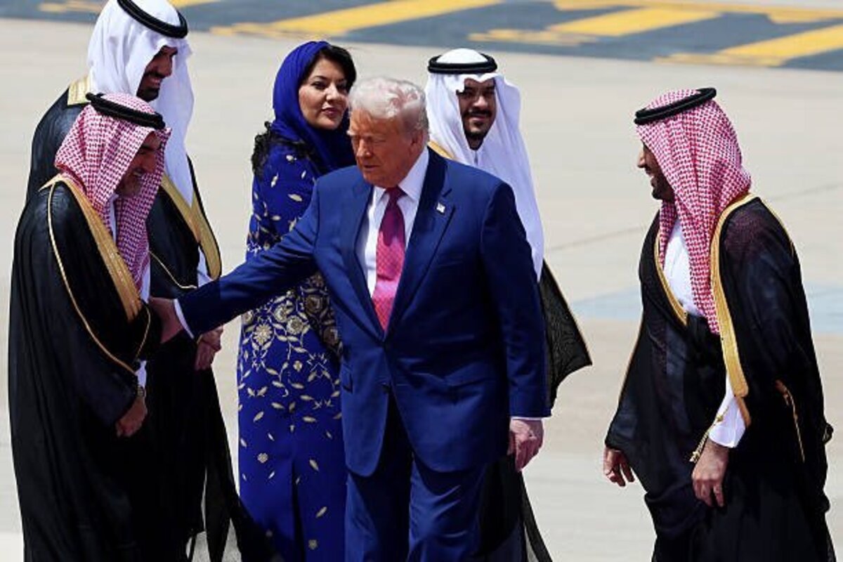 ورود دونالد ترامپ 