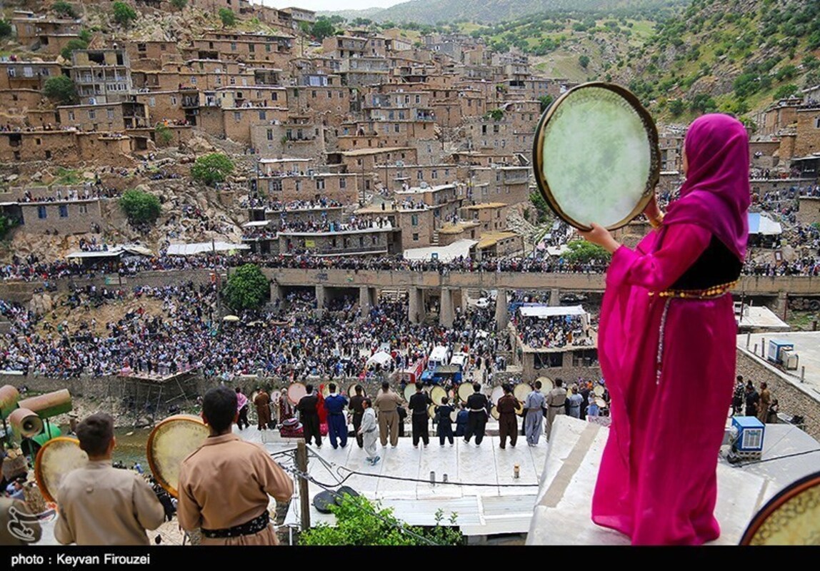 نوای هزار دف در پالنگان کردستان