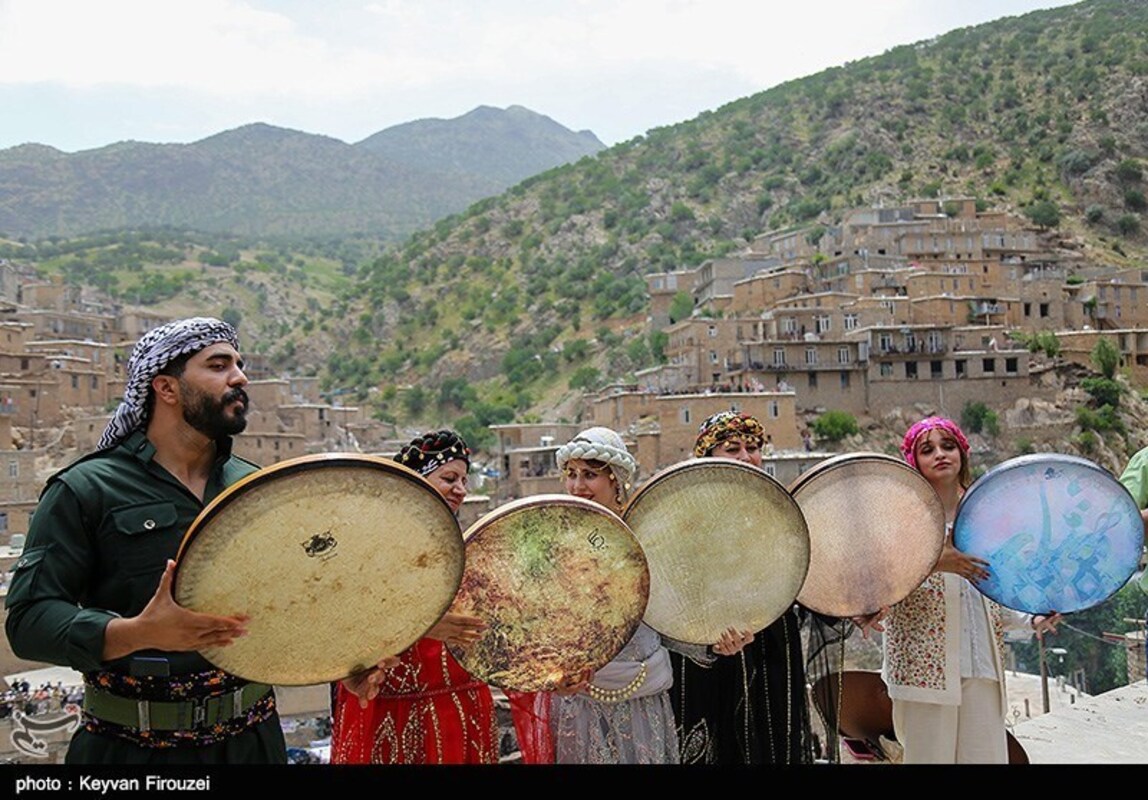 نوای هزار دف در پالنگان کردستان