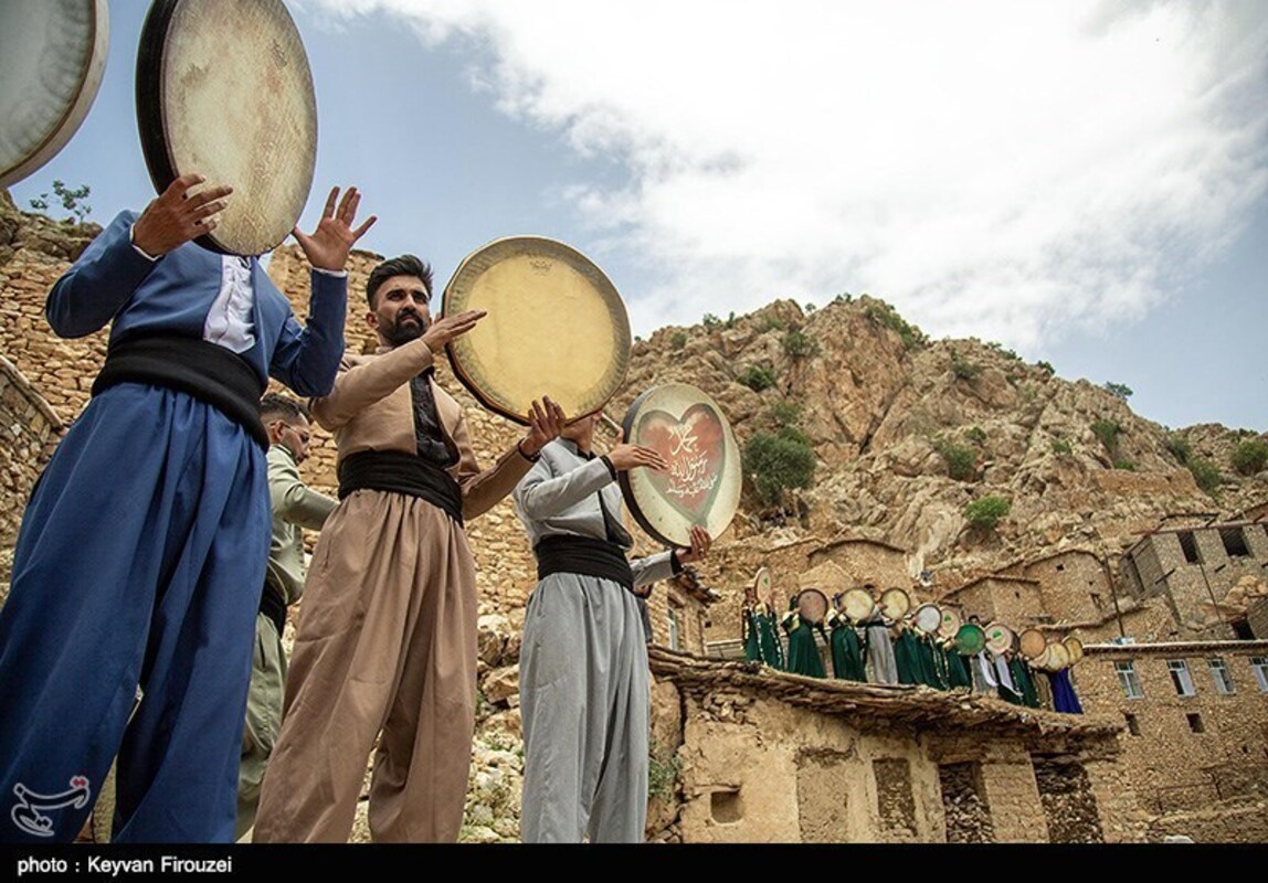 نوای هزار دف در پالنگان کردستان
