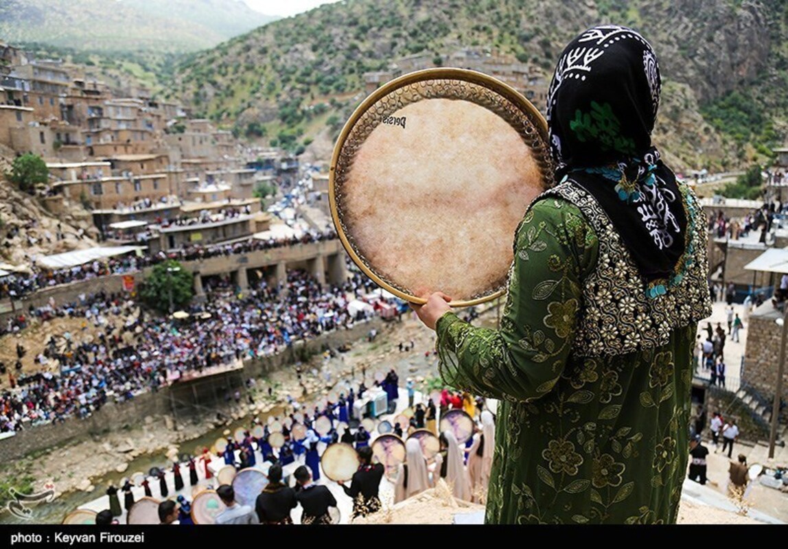 نوای هزار دف در پالنگان کردستان