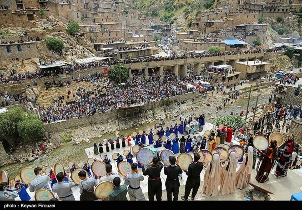 نوای هزار دف در پالنگان کردستان