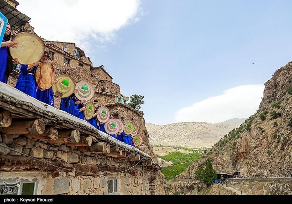 نوای هزار دف در پالنگان کردستان