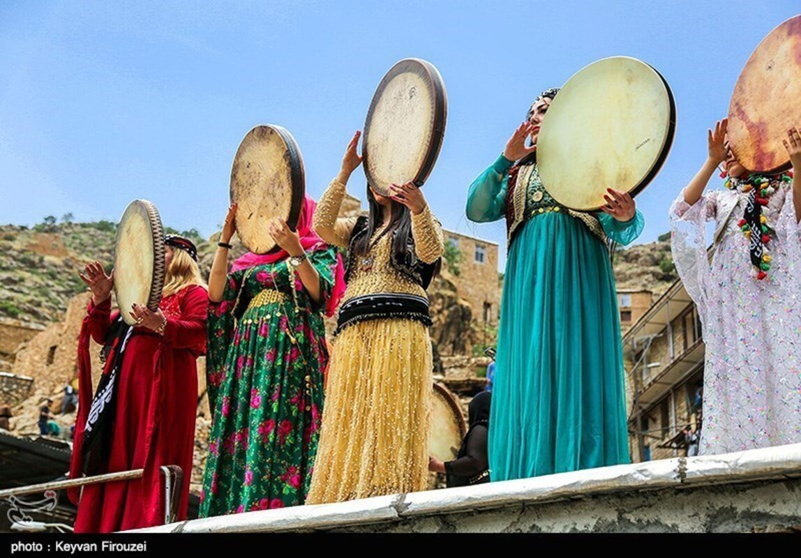 نوای هزار دف در پالنگان کردستان