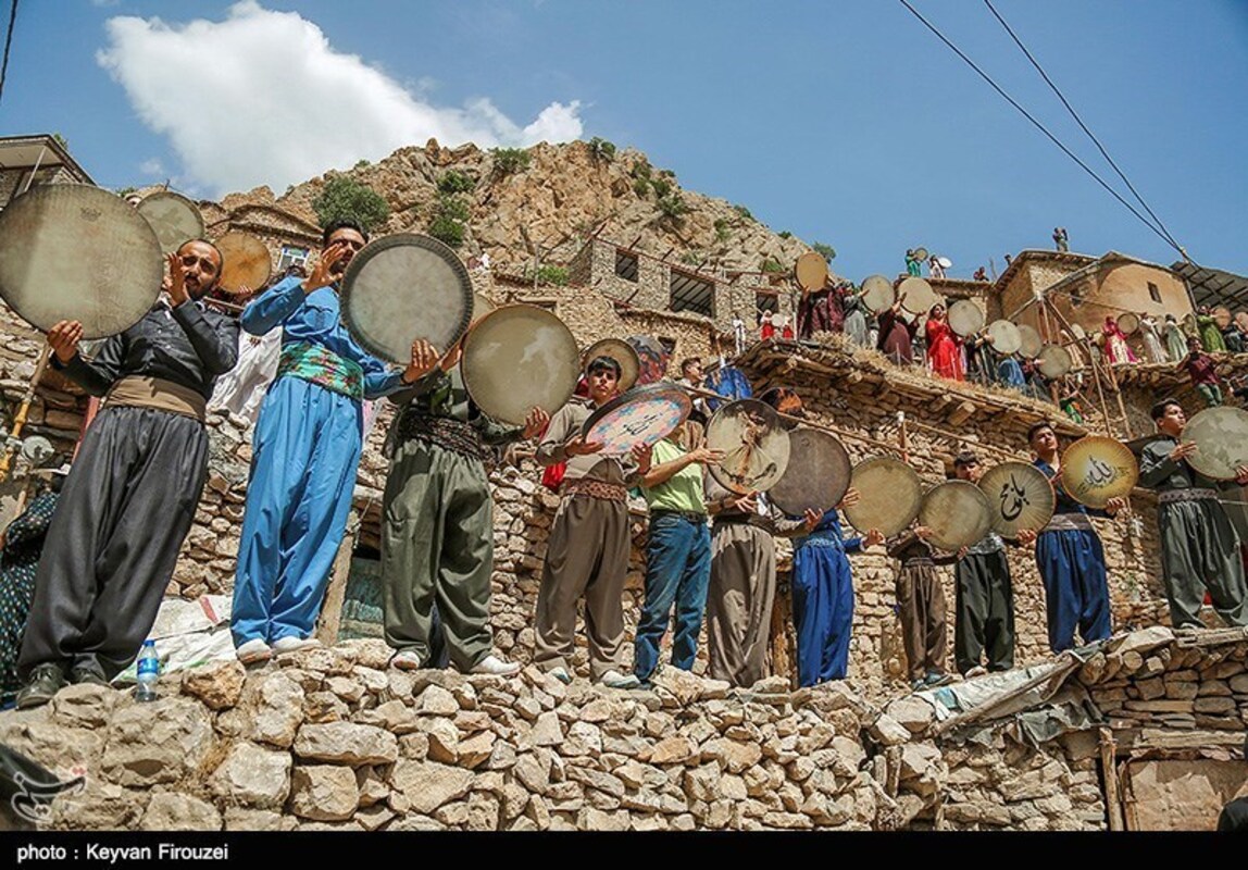 نوای هزار دف در پالنگان کردستان
