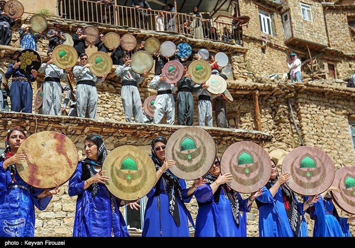 نوای هزار دف در پالنگان کردستان