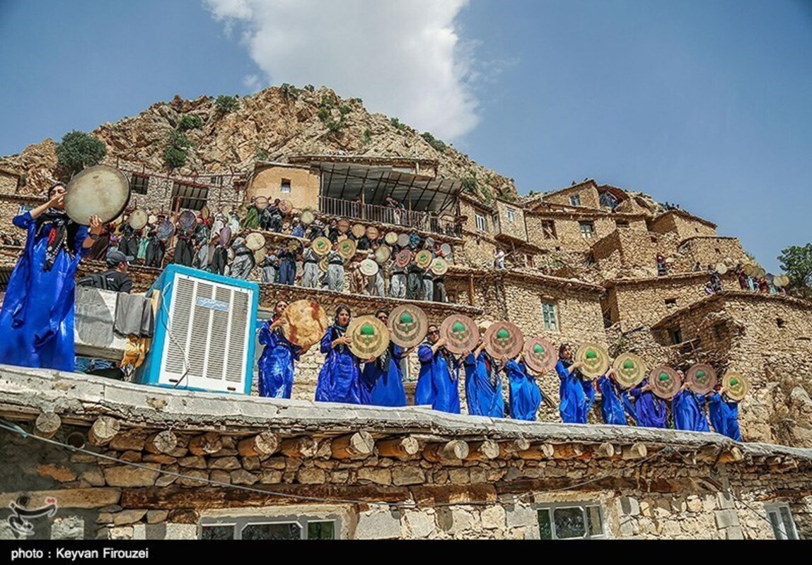 نوای هزار دف در پالنگان کردستان