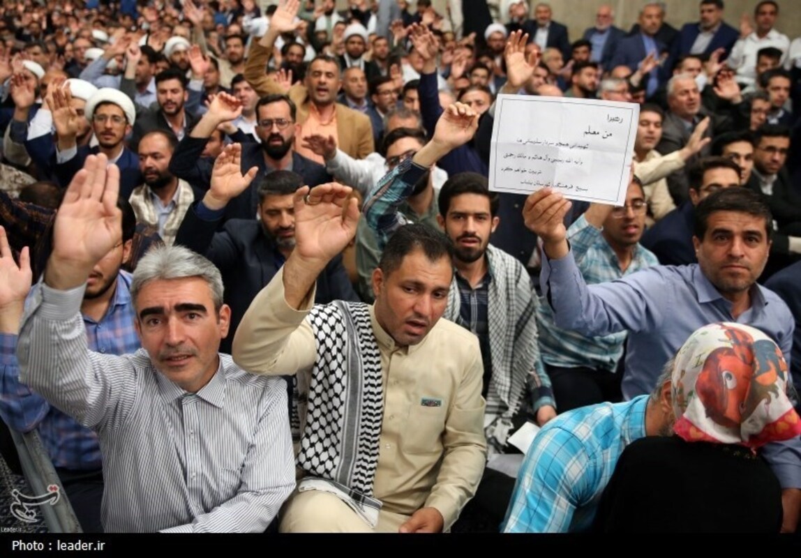 دیدار معلمان با رهبری