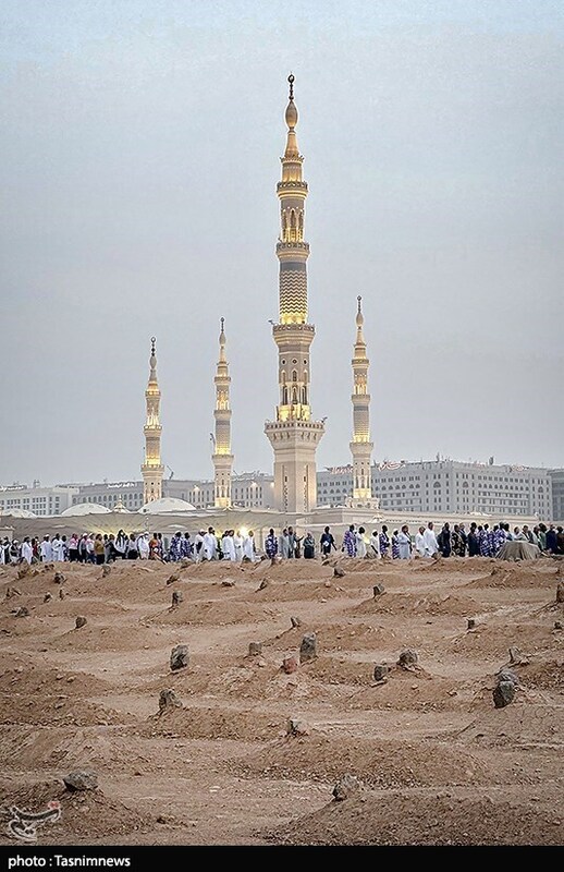 حال و هوای قبرستان بقیع