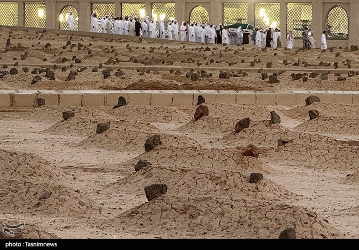 حال و هوای قبرستان بقیع