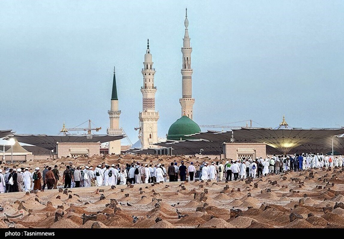 حال و هوای قبرستان بقیع