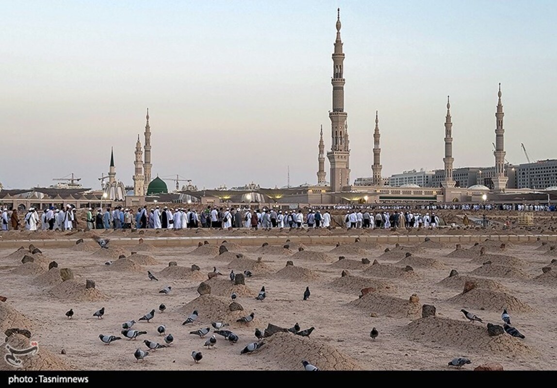 حال و هوای قبرستان بقیع