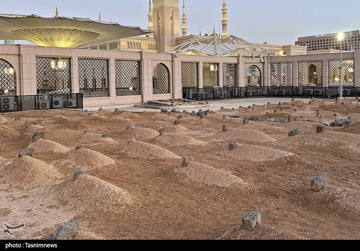 حال و هوای قبرستان بقیع