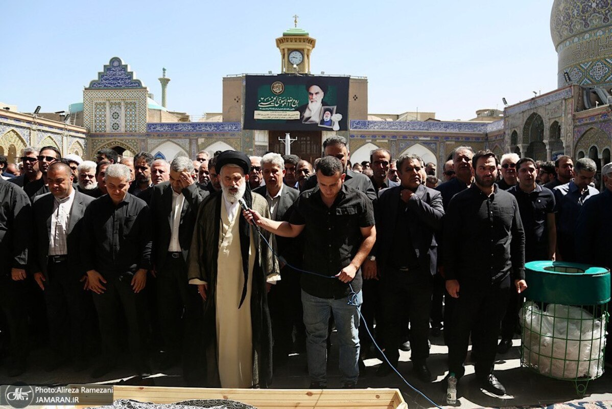 عکس/  مراسم تشییع برادر آیت الله هاشمی رفسنجانی (ره)