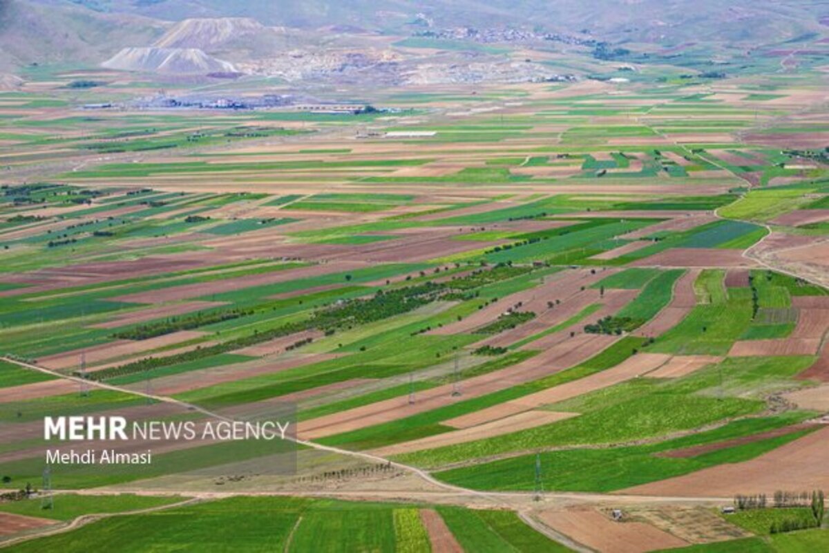 مزارع زنجان نگین سبز زمین